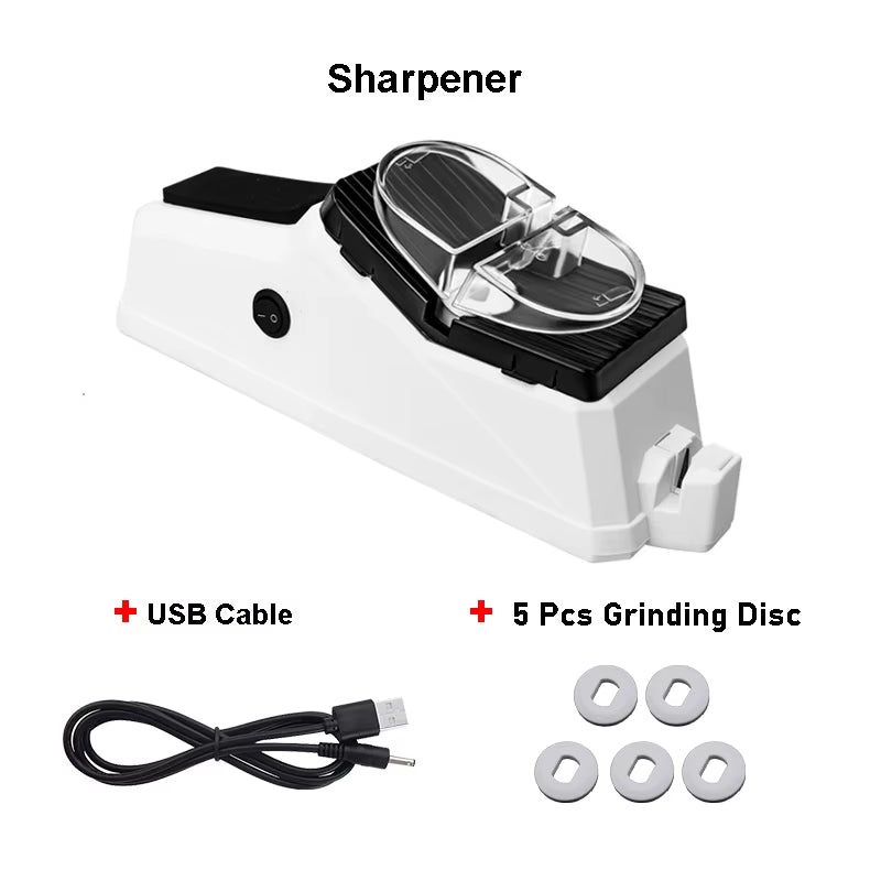 Electric Knife & Scissor Sharpener – Fast, Safe, and Effortless Precision
